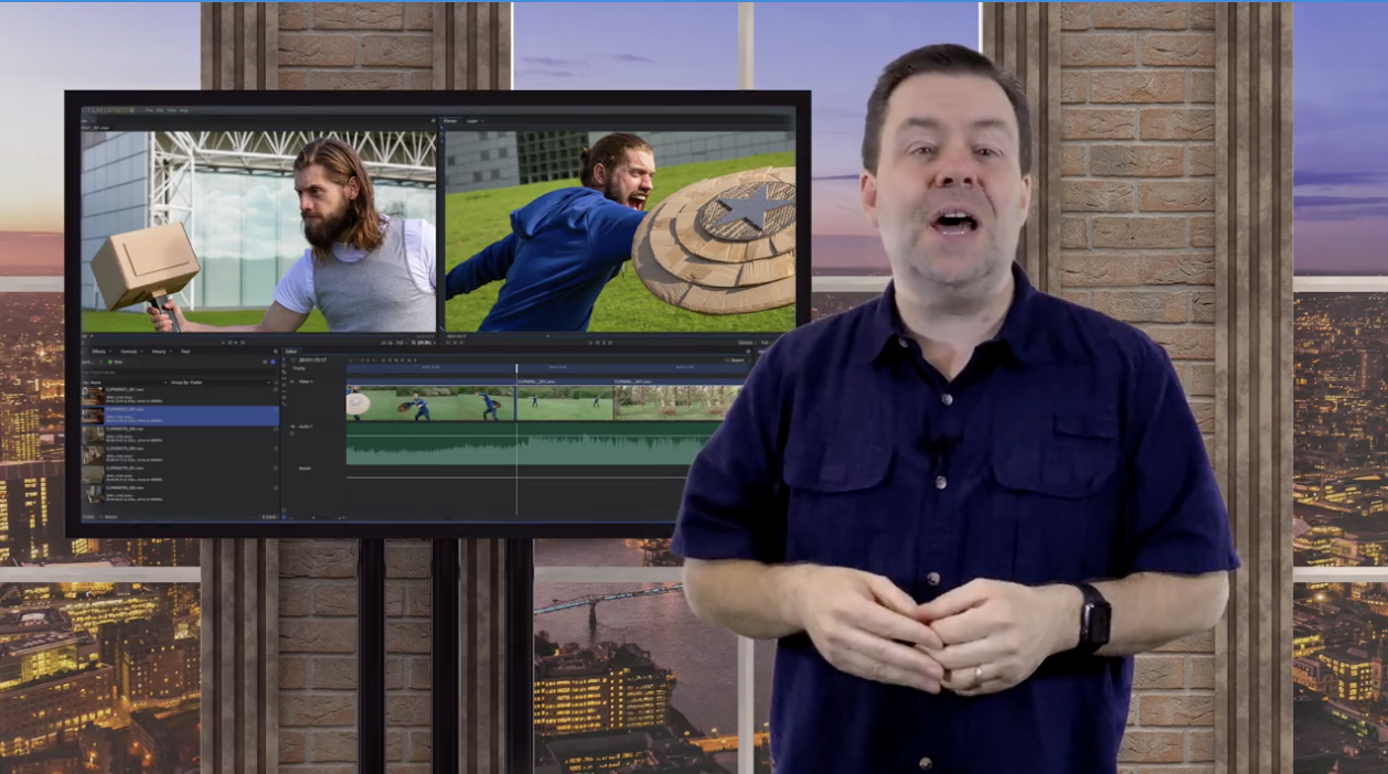 Ray teaching inside the included video editor
